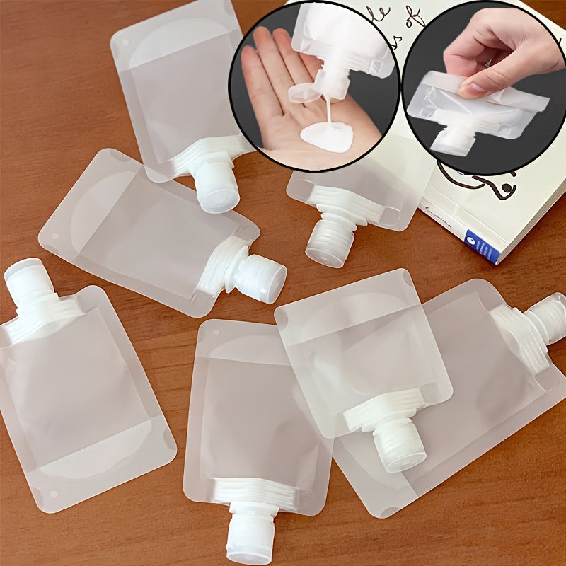 30 Reusable And Leak-Proof Squeeze Bags, Perfect for Packing Lotions And Shampoos for Travel, Available in Various Sizes, Ideal for Travel Essentials And Various Celebrations