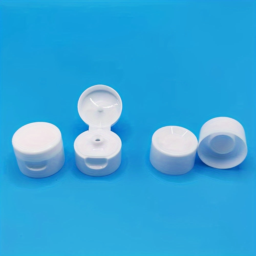 100pcs, 1.7oz Cosmetic Squeeze Tubes for Shampoo, Body Wash, Hand Cream, Paint, Disinfectant, Sanitizing Gel, Travel Refill Containers, White