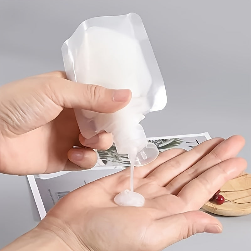 30 Reusable And Leak-Proof Squeeze Bags, Perfect for Packing Lotions And Shampoos for Travel, Available in Various Sizes, Ideal for Travel Essentials And Various Celebrations