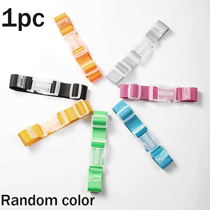1\u002F5pcs Candy Color Travel Straps Luggage Buckle Fixing Belt Portable Firm Packing Belt Nylon Webbing Luggage Strap Multi-Color Optional Business Trip Storage Artifact